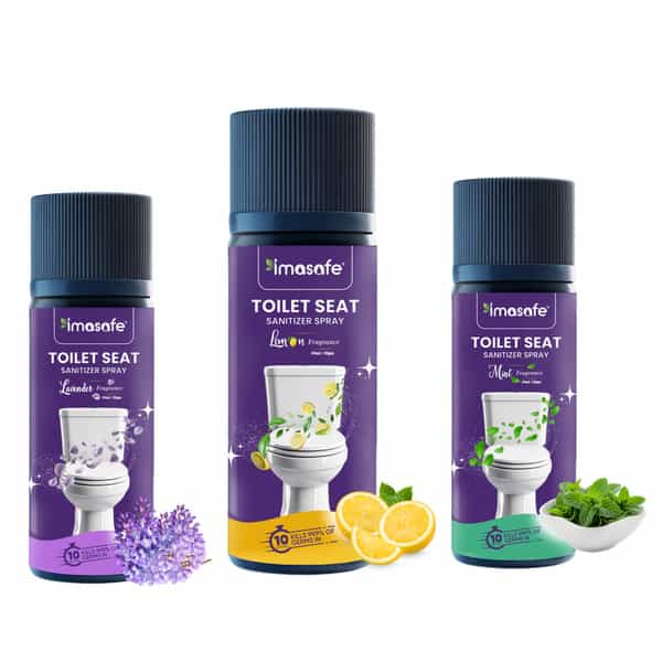 Imasafe Toilet Seat Sanitizer Spray 55 Ml (Lavender)