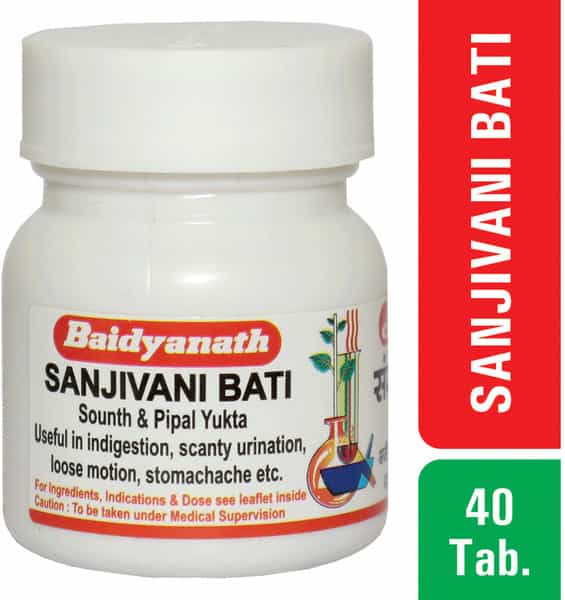 Baidyanath Asli Ayurved Sanjivani Bati 40 Tablets (Pack Of 3)