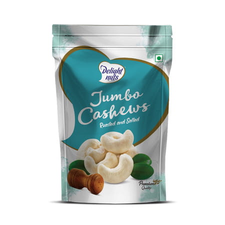 Delight Nuts Jumbo Cashews Roasted And Salted 150gm
