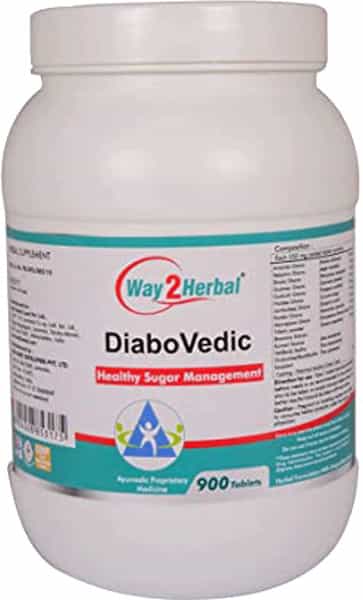 Way2herbal Diabovedic - 900 Tablets Pack Of 5