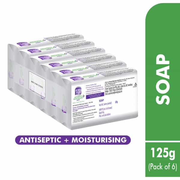 Boroplus Antiseptic And Moisturising Bathing Soap 125G (Pack Of 6)