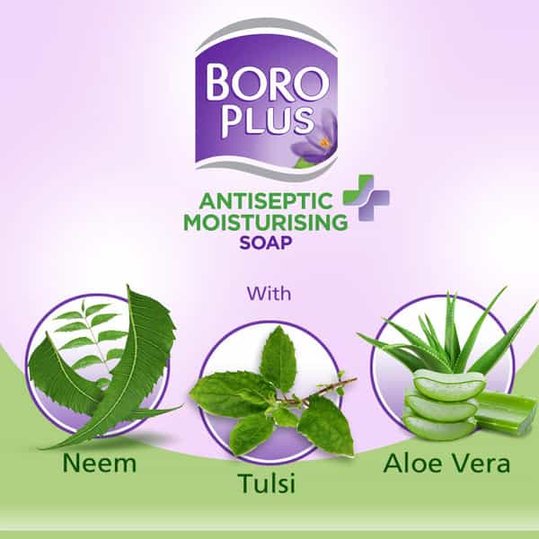 Boroplus Antiseptic And Moisturising Bathing Soap 125G (Pack Of 6)