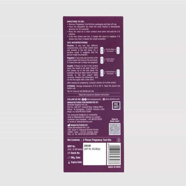 Domina Midstream Pregnancy Test Kit 3N
