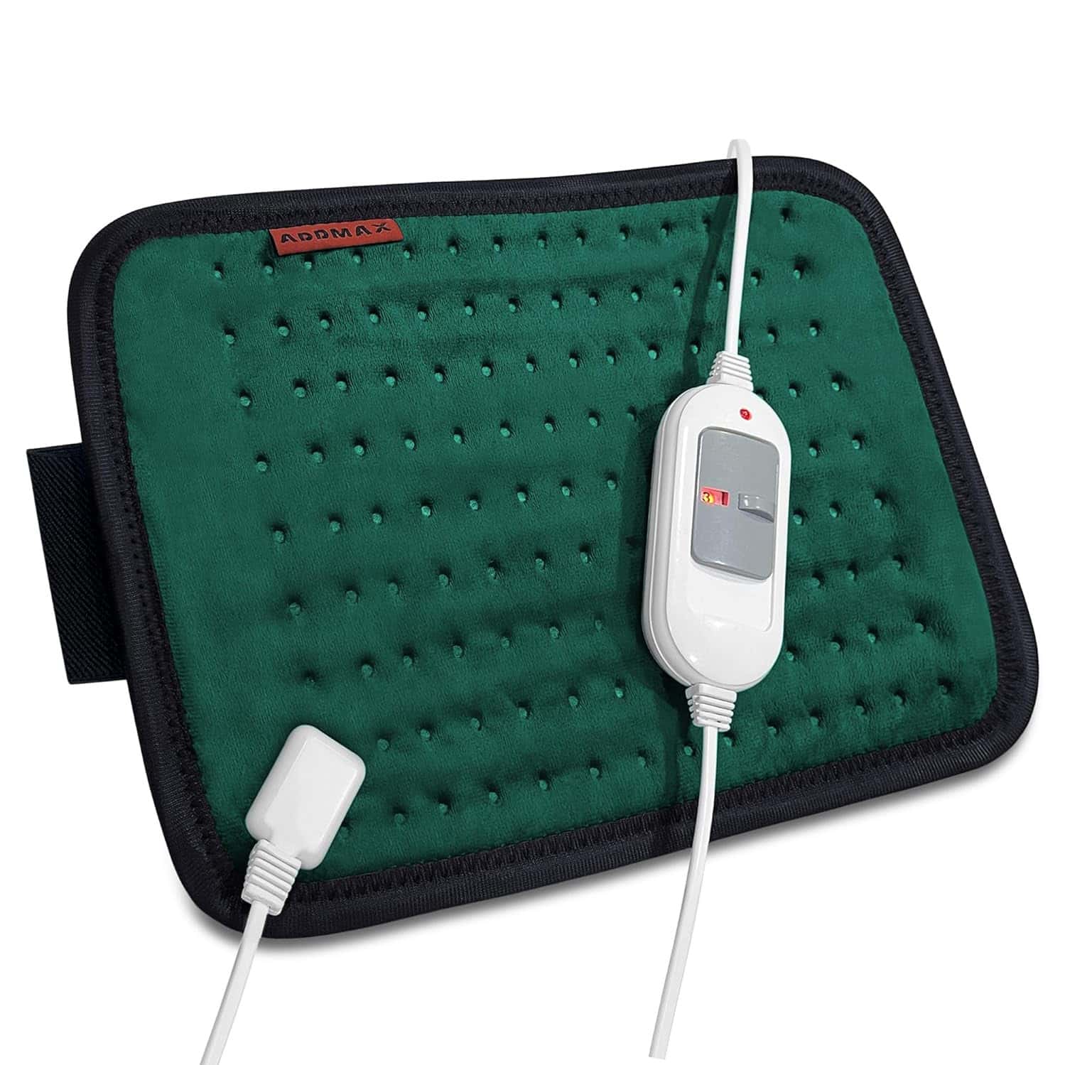 Addmax Electric Heating Pad Orthopaedic Heating Belt For Back Waist Stomach Pain Relief - Green