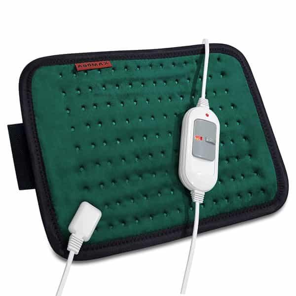 Addmax Electric Heating Pad Orthopaedic Heating Belt For Back Waist Stomach Pain Relief - Green