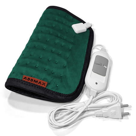 Addmax Electric Heating Pad Orthopaedic Heating Belt For Back Waist Stomach Pain Relief - Green