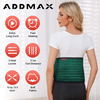 Addmax Electric Heating Pad Orthopaedic Heating Belt For Back Waist Stomach Pain Relief - Green