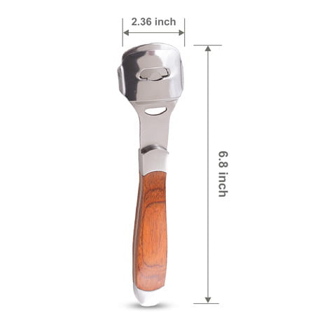 Dr Foot Pedicure Callus Remover| Corn Shaver | Hard Dead Skin Remover|Wooden Handle With 10 Blades