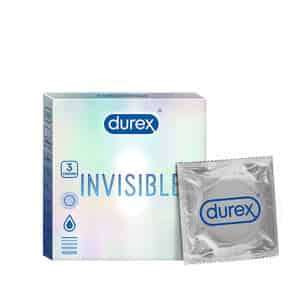 Durex Invisible Packet Of 3 Condoms