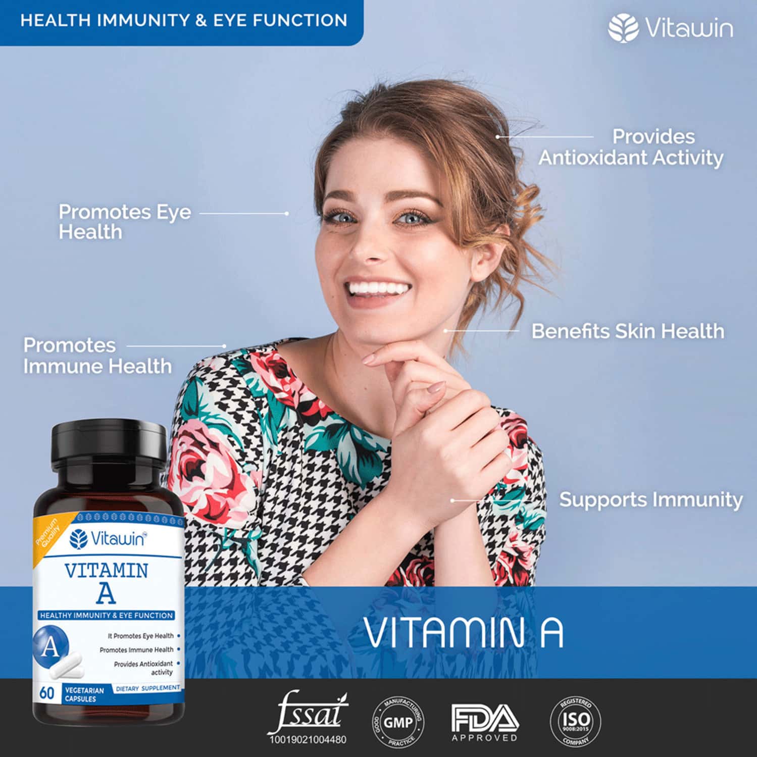 Buy VITAWIN VITAMIN A FOR IMPROVE IMMUNITY AND EYE FUNCTION HERBAL