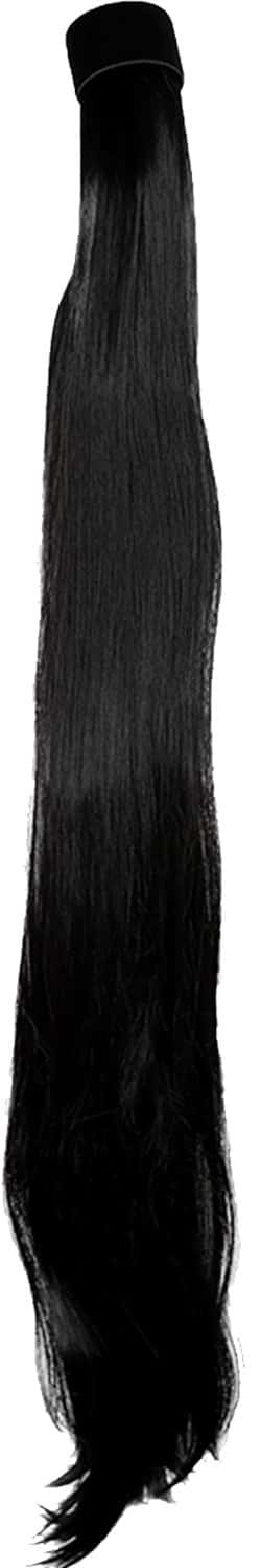 Streak Street Straight Natural Black Ponytail