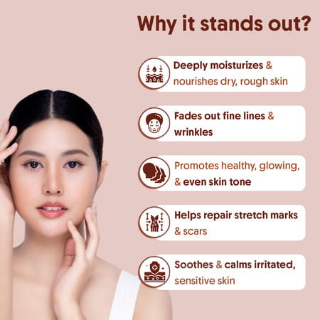 Aravi Organic Vitamin E Face Oil For Glowing | Hydrated & Nourished Skin - 30ml