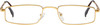 Klar Eye Full Rim Rectangle Reading Glasses Men And Women Powers +0.75 To +3.50+3.50 Power Gold