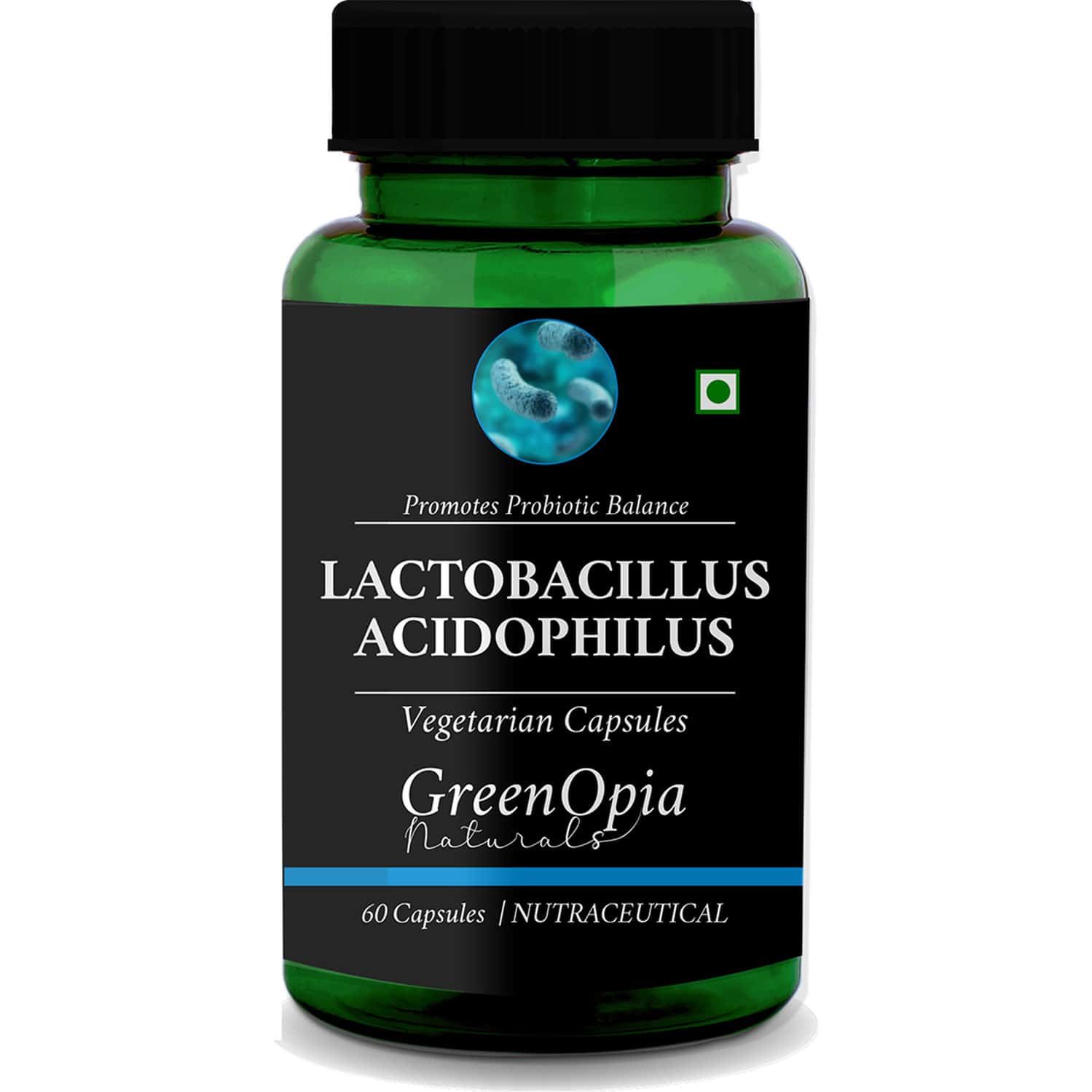 Greenopia Lactobacillus Acidophilus Probiotic 5 Billion Cfu 60 Vegetarian Capsules