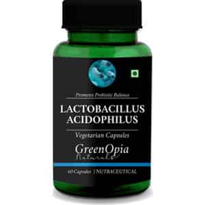 Greenopia Lactobacillus Acidophilus Probiotic 5 Billion Cfu 60 Vegetarian Capsules