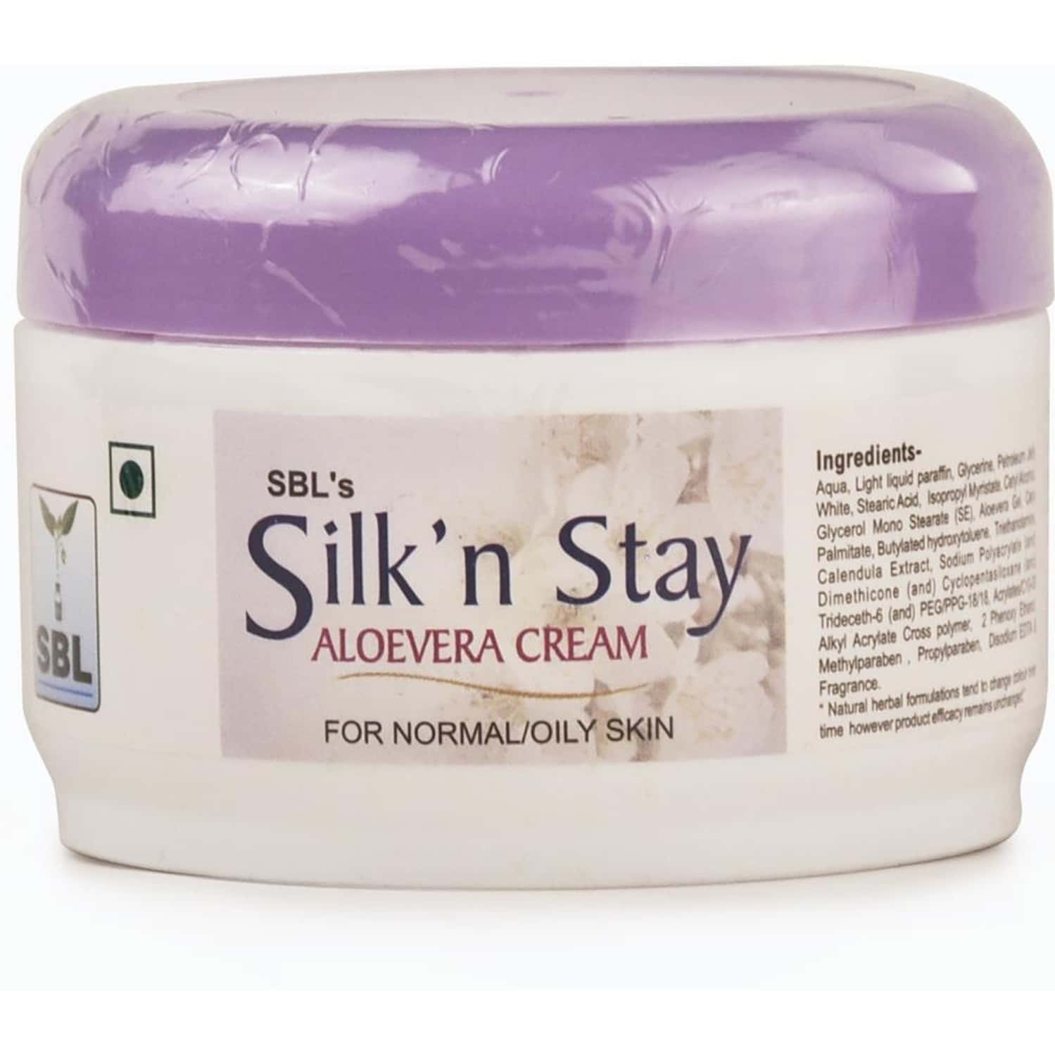 Sbl Silk N Stay Aloe Vera Cream For Normal / Oily Skin 200 G Pack Of 2