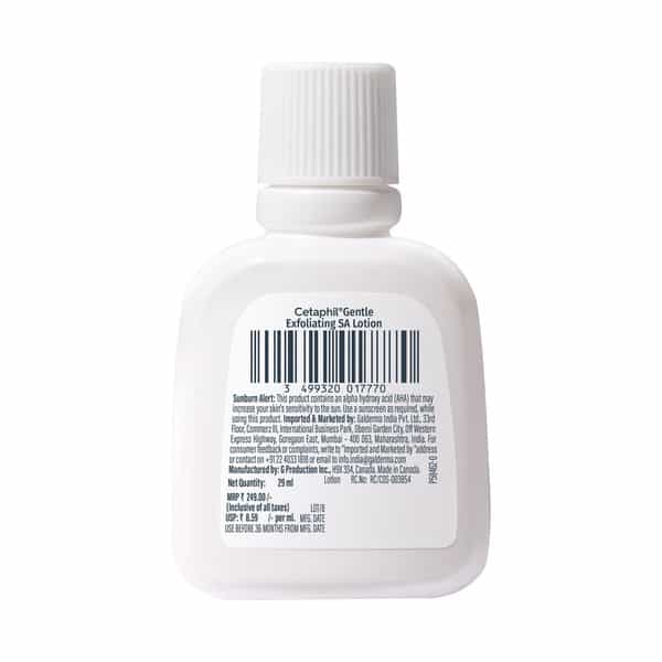Cetaphil Gentle Exfloliating Sa Lotion For Sensitive Skin 29 Ml