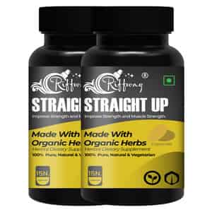Straight Up Wellness Power Capsule For Men | Maintains Energy (30 Caps)