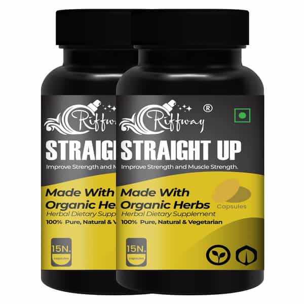 Straight Up Wellness Power Capsule For Men | Maintains Energy (30 Caps)