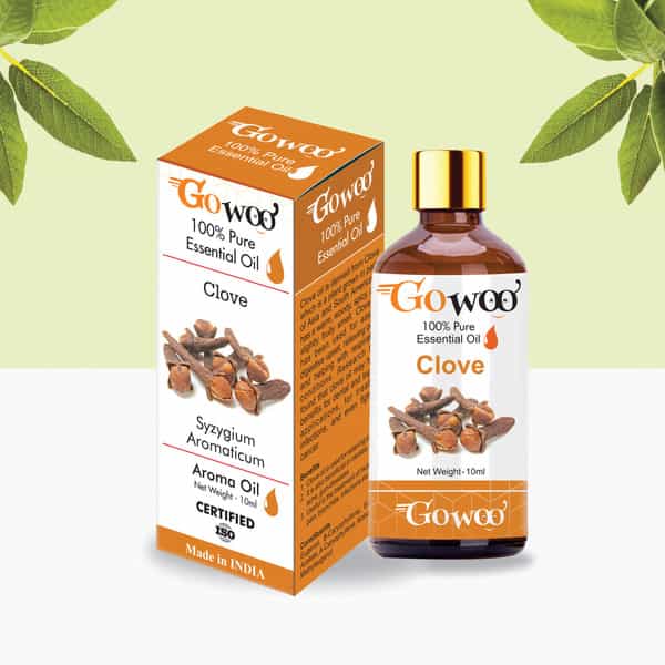 Pack Of 2 Clove Bud Essential Oil & Olive Carrier Oil - 100% Pure & Natural Oil