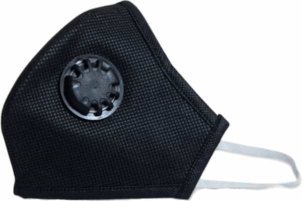 Advind Healthcare Smog Guard N95 Mask With One Valve (Adults Free Size Black) Pack Of 5