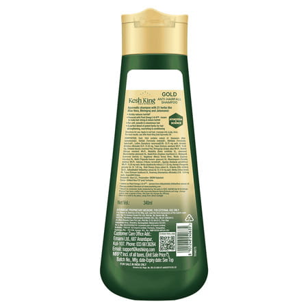 Kesh King Gold Anti Hairfall Shampoo Bottle Of 340 Ml