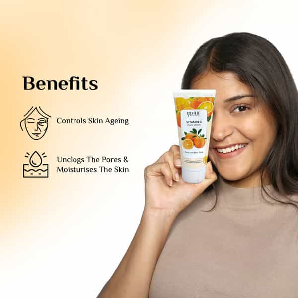 Vitamin C Face Wash 100 G Pack Of 2