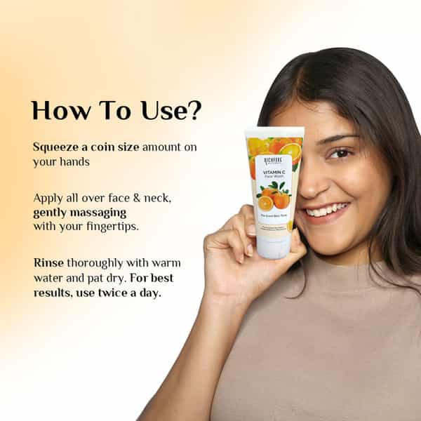 Vitamin C Face Wash 100 G Pack Of 2