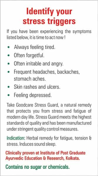 Goodcare Stress Guard - 60No's