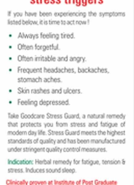 Goodcare Stress Guard - 60No's