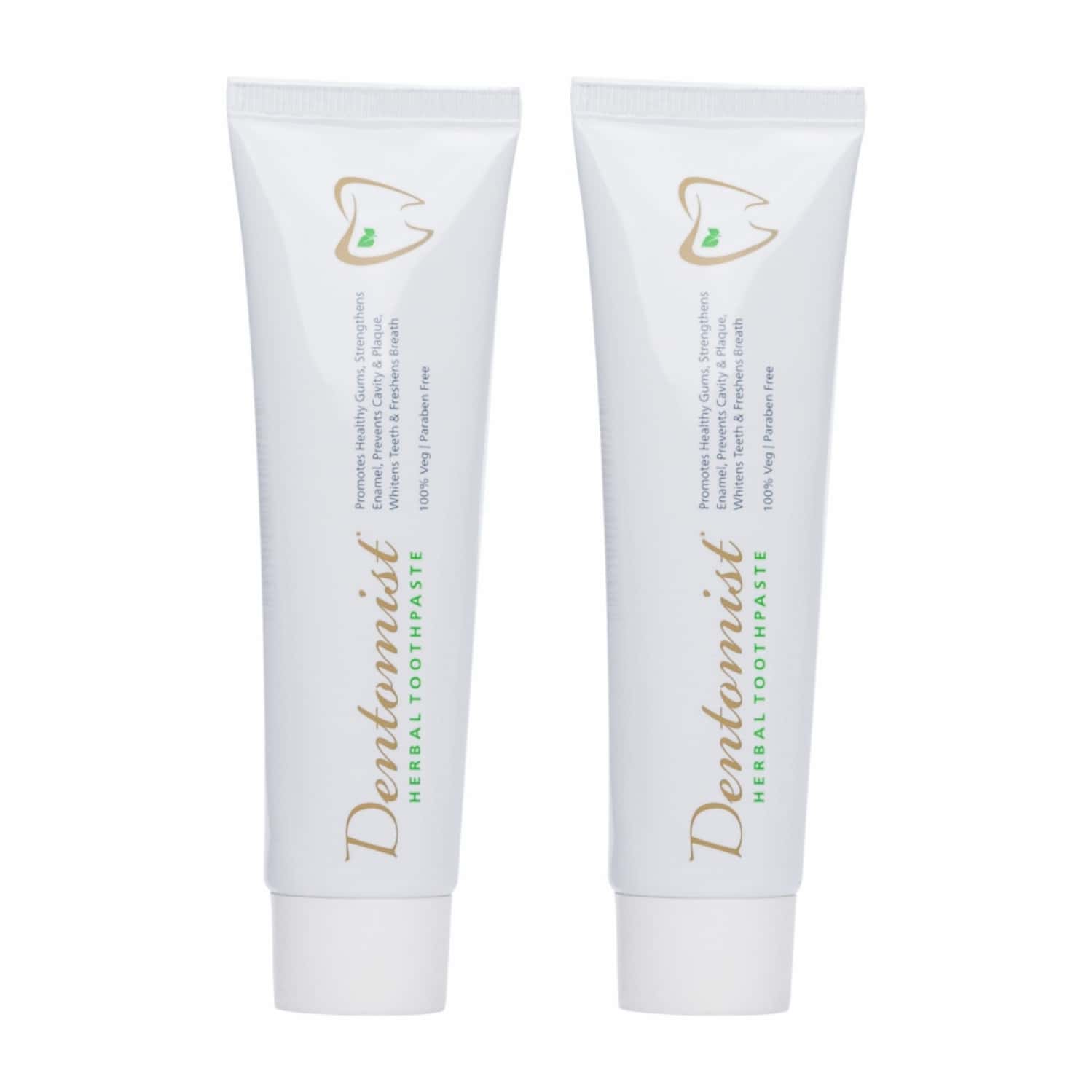 Dentomist Herbal Toothpaste - 100 Gm | Paraben Free | Complete Protection (pack Of 2)