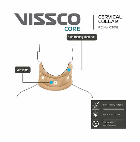 Vissco Core Cervical Collar Without Chin Support Large