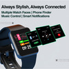 Goqii Smart Vital Lite Smartwatch | 1.4" Hd | Spo2 | Waterproof | 3 Months Personal Coaching