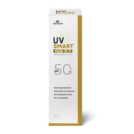 Uv Smart Matt Spf 50+ Sunscreen Gel 50 Gm