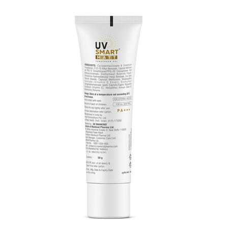 Uv Smart Matt Spf 50+ Sunscreen Gel 50 Gm