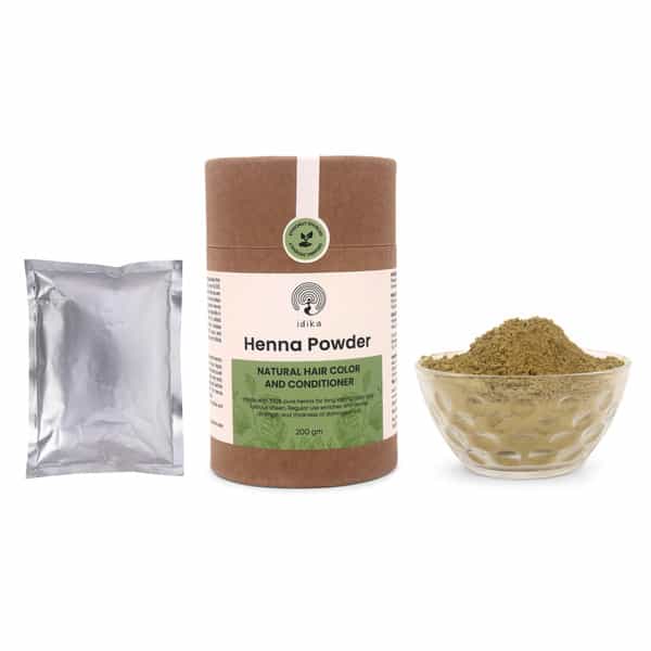 Idika Henna Powder Natural Hair Color And Conditioner 200Gm