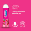Durex Extra Time Condoms For Men-10 Count With Durex Cherry Flavoured Lube Gel For Men & Women -50Ml