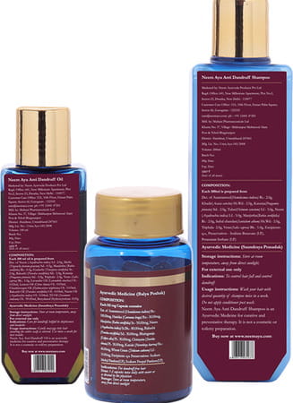 Neem Ayu Expert Anti Dandruff Kit| Clinically Proven To Reduce Dandruff By 99.99%