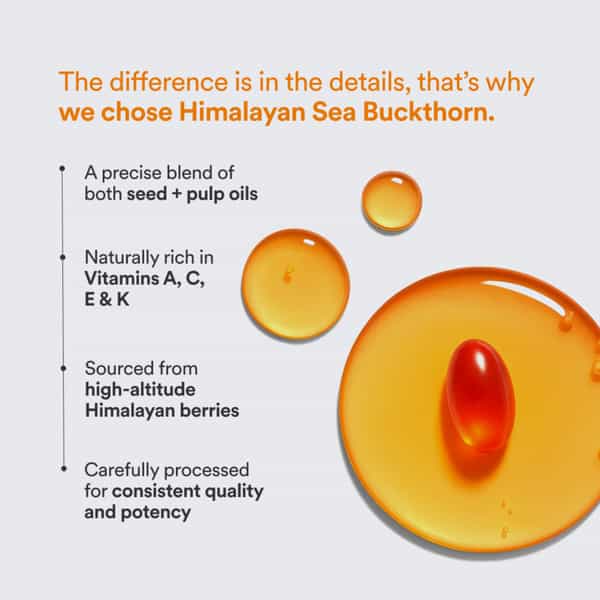 Origins Nutra Sea Buckthorn Oil |Reduce Wrinkles & Pigmentation-28 Capsules