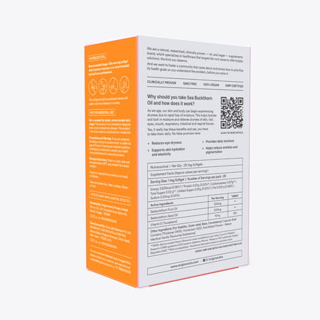 Origins Nutra Sea Buckthorn Oil |Reduce Wrinkles & Pigmentation-28 Capsules