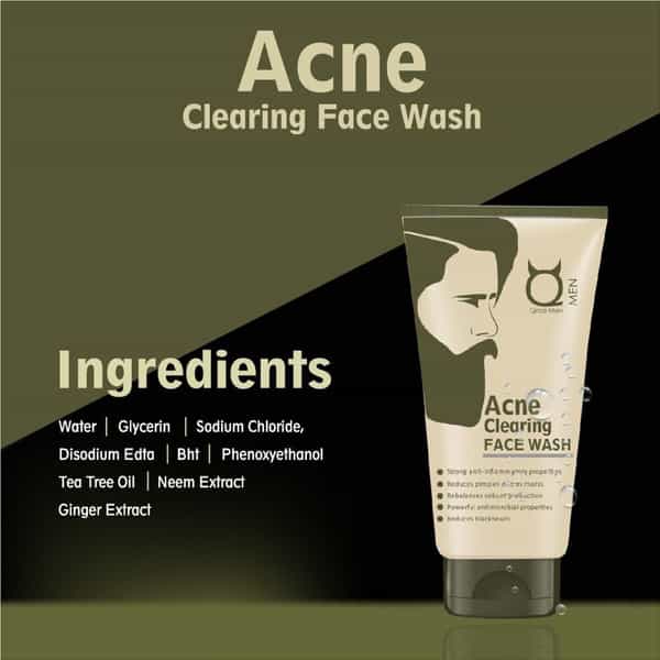 Qraa Men Acne Clearing Face Pack 100 Gm