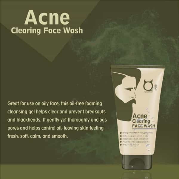 Qraa Men Acne Clearing Face Pack 100 Gm