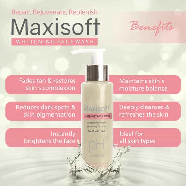 Maxisoft Whitening Face Wash (100 Ml - Pack Of 3)