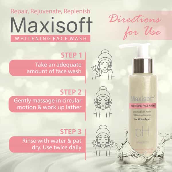 Maxisoft Whitening Face Wash (100 Ml - Pack Of 3)