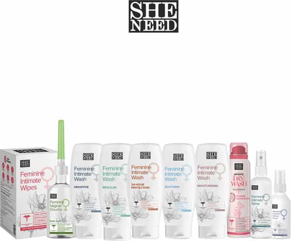 Sheneed 24 Hours Protection Feminine Intimate Wash - 200 Ml