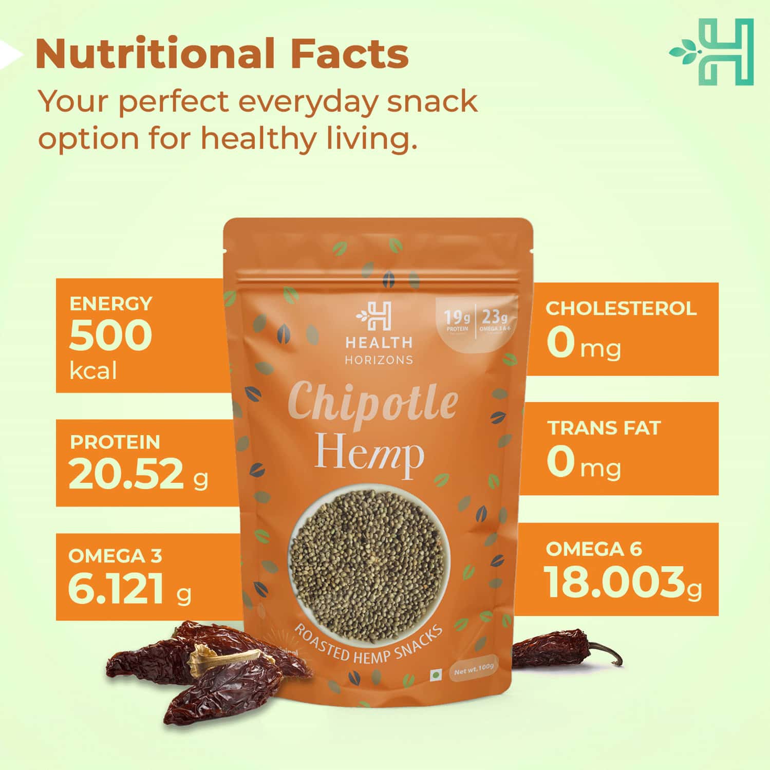 Buy HEALTH HORIZONS ROASTED HEMP SEEDSOMEGA 6 & 3, FATTY ACIDS