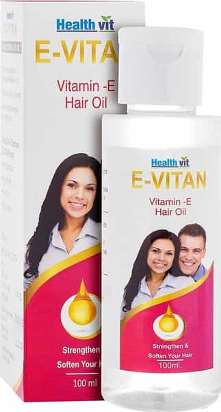 Healthvit E-Vitan Vitamin E  Hair Oil  Bottle Of 100 Ml