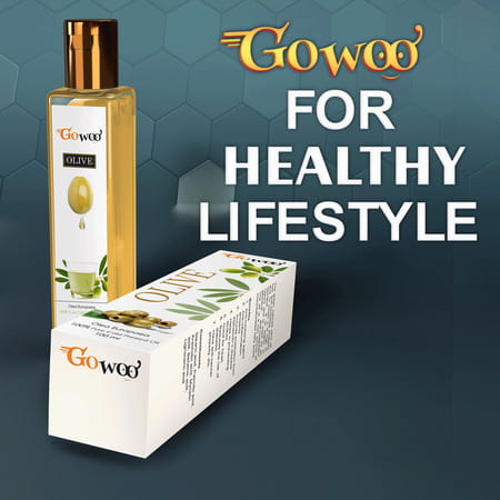 Go Woo 100% Pure Olive Oil Carrier Oil For Essential Oils 100 Ml