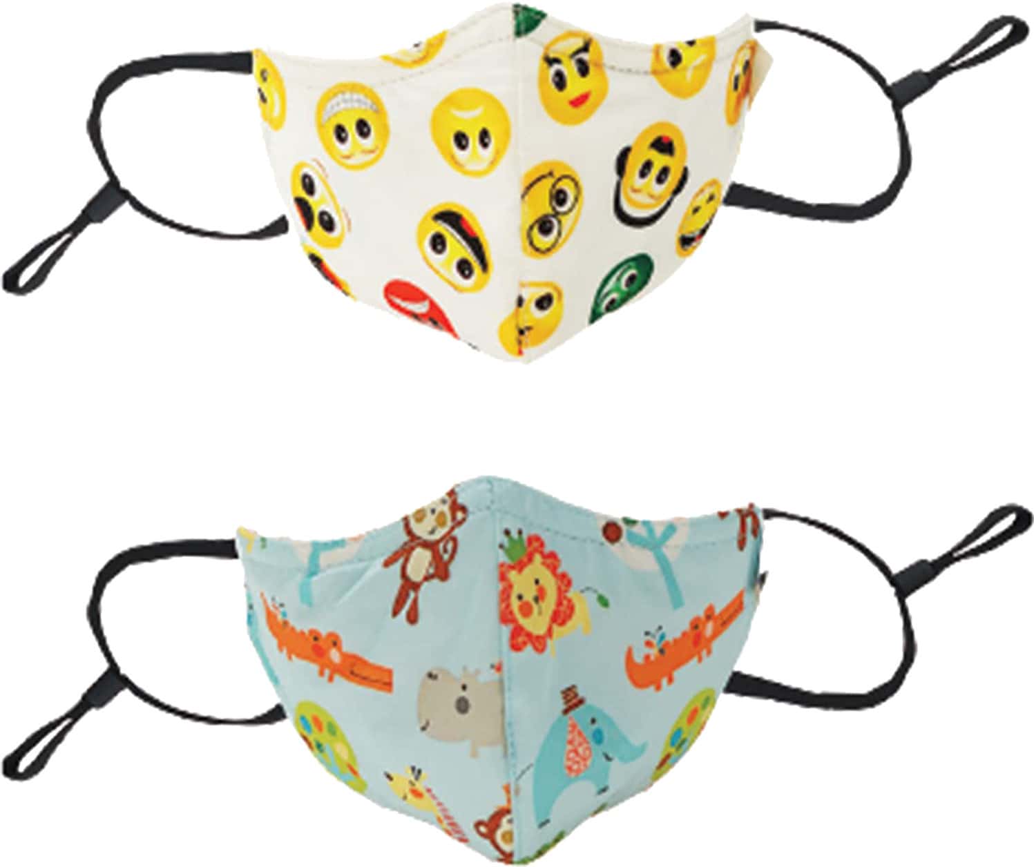 Chicco Kids Face Mask 3-6y Emoji Jungle - 2 Pcs