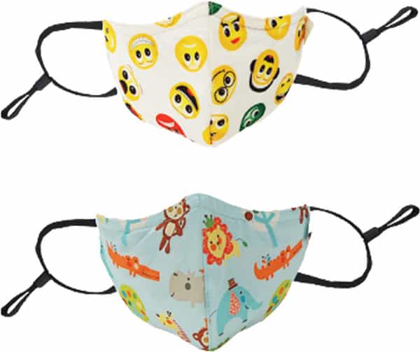 Chicco Kids Face Mask 3-6Y Emoji Jungle - 2 Pcs